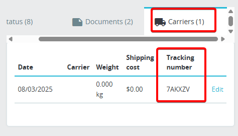 Status and Tracking Updated