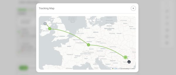 Ecoparcel predstavlja zemljevid za spremljanje pošiljk v realnem času z napovedmi pametne dostave